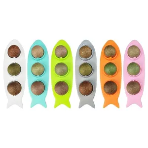 3 Pcs Catnip Ball Set