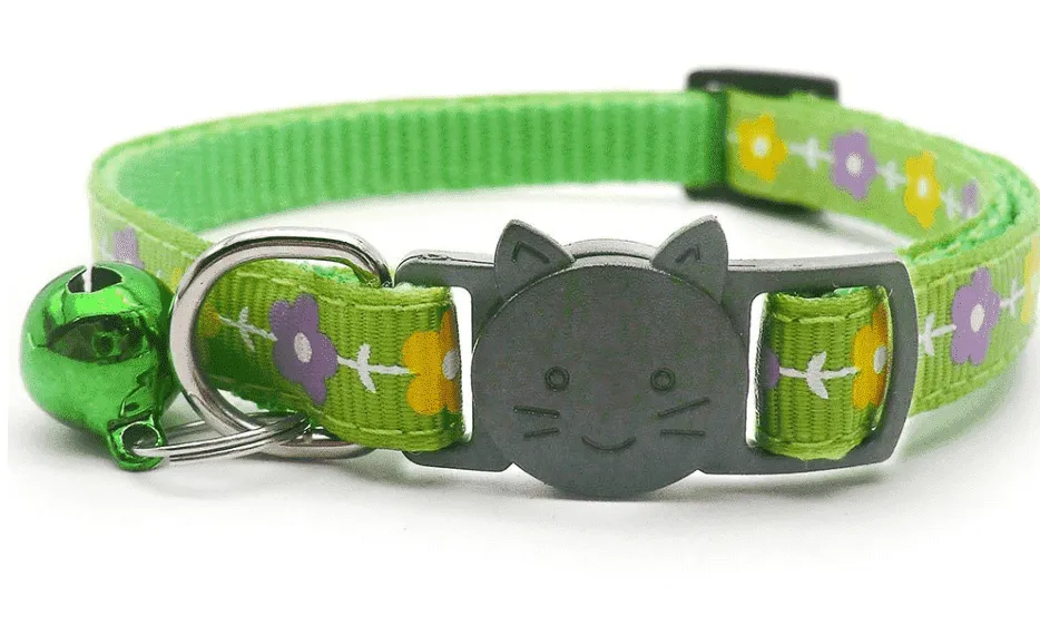 Flower Breakaway Safety Cat Collar